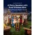 Anker soundcore Rave 3S AI Party Speaker with 2 Wireless Microphones, 200W Sound, AI Vocal Removal, Reverb, Light Show, 12H Playtime, Portable Bluetooth PA System for Home, Party, or Backyard - Black